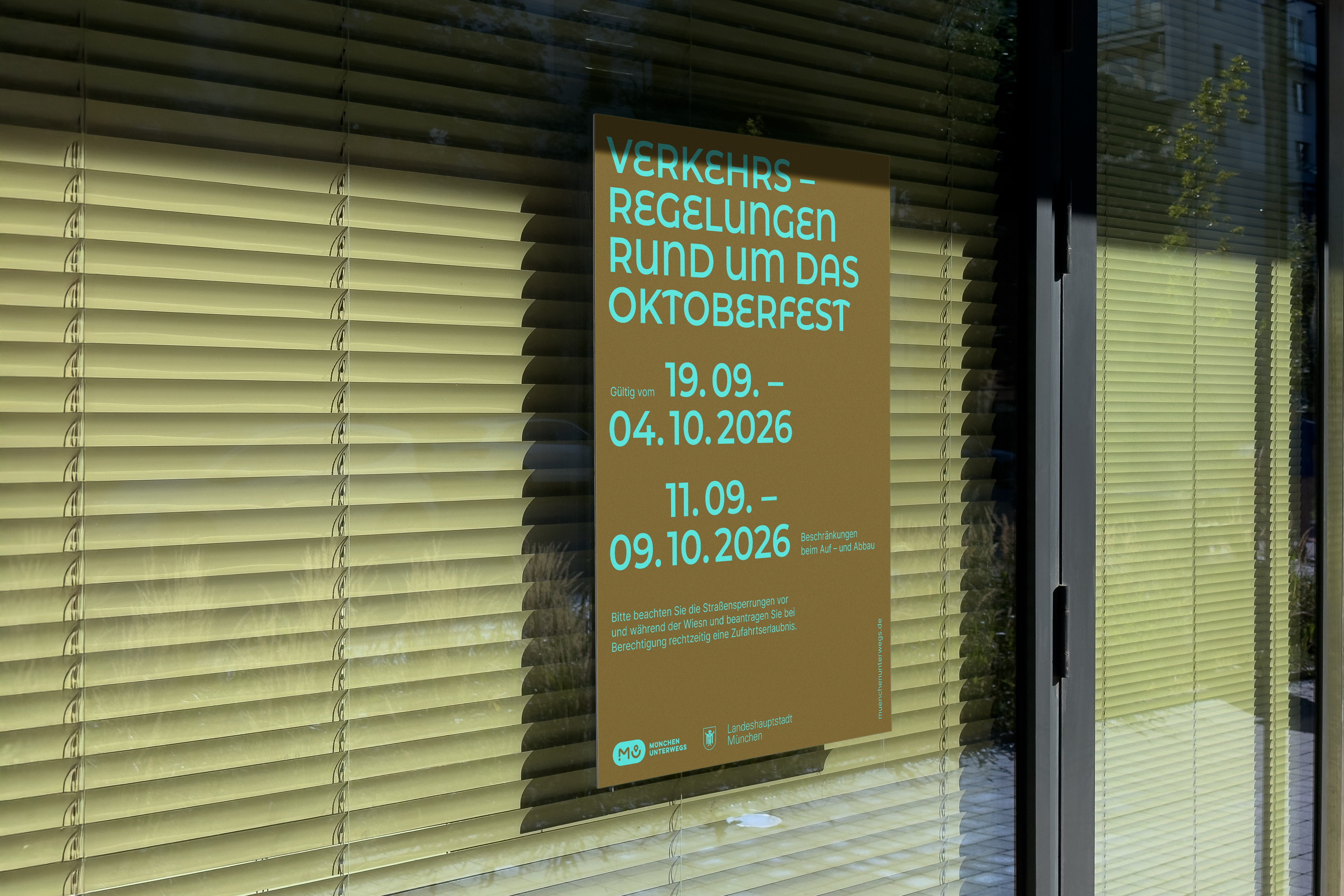 Verkehrsregelungen Wiesn 2026 — Print & Editorial